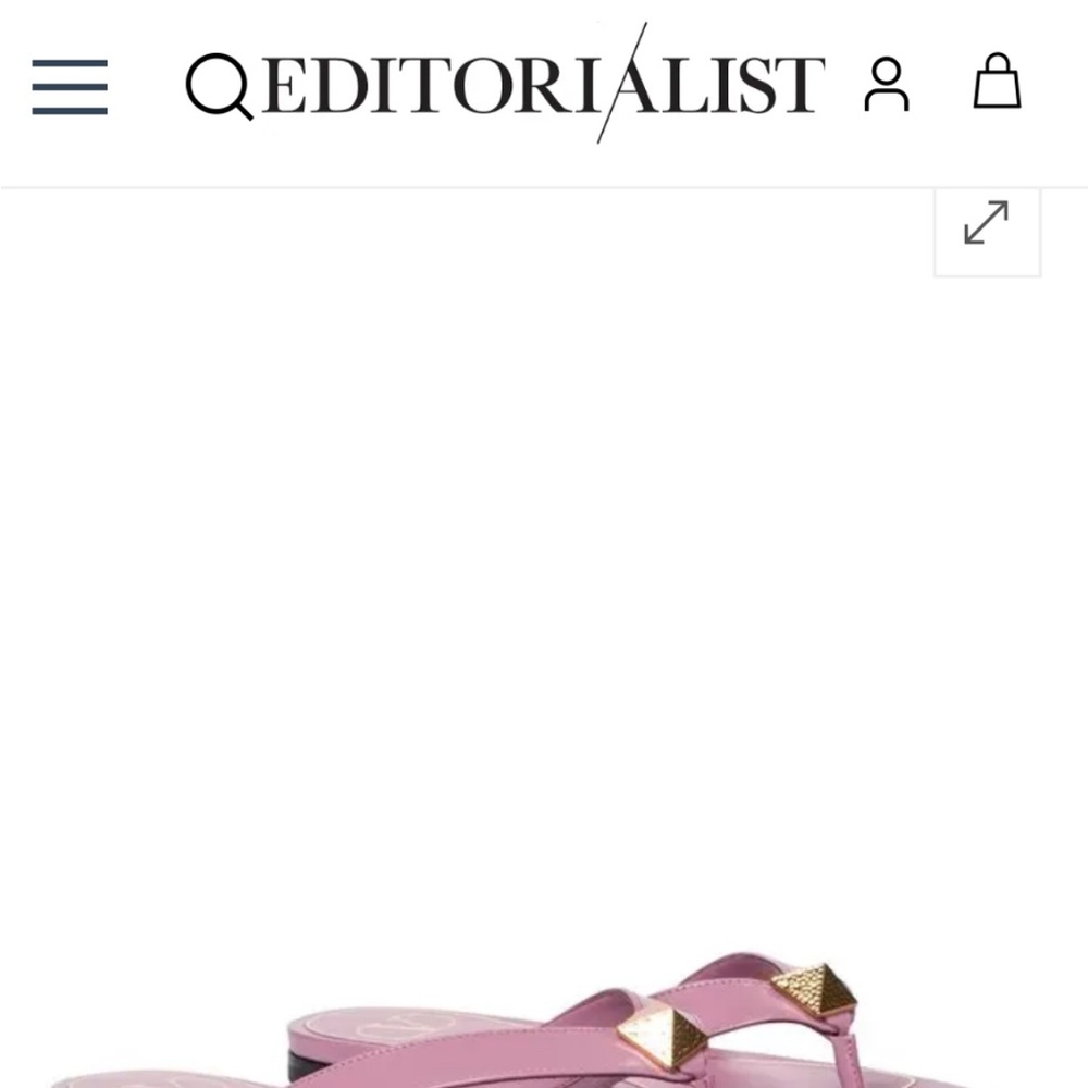 Valentina Pink Sandals with Gold Accents